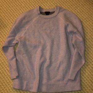 JCREW light purple sweater